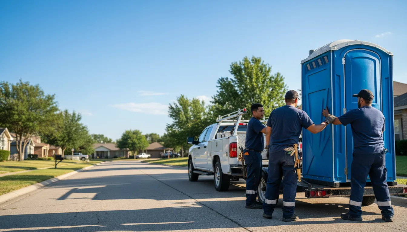 Portable Toilet Rental in Sheridan, TX near me